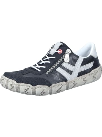 rieker Slipper in schwarz/schwarz/cement/schwarz