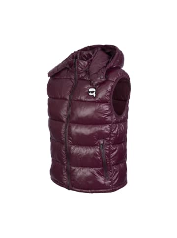 Karl Lagerfeld Steppweste 505023 in bordeaux