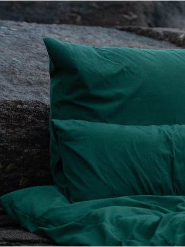 Erlich Textil  Erlich Textil Kopfkissenbezug COTTON SELECT in tannengrün