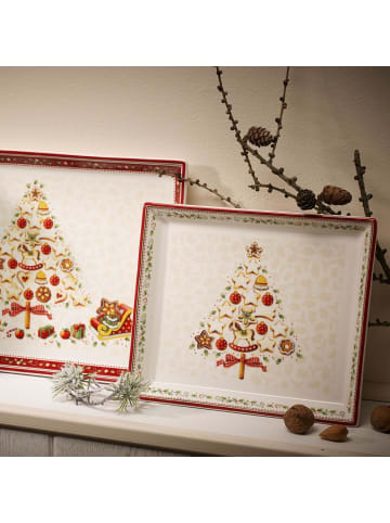 Villeroy & Boch 6er Set Gebäckplatten Winter Bakery Delight 27 x 23 cm in bunt