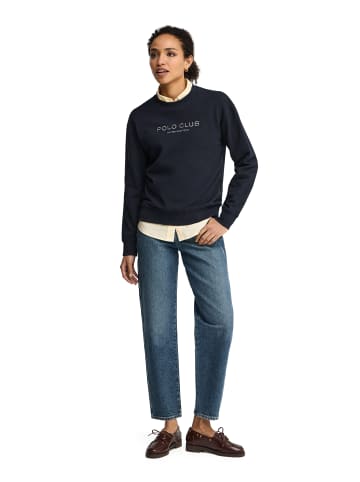 Polo Club Sweatshirt EST MINIMAL TITLE SWEAT U W VO in Navy Blau