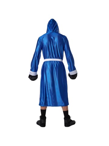 tectake Zweiteiliges Boxer-Kostüm, blau/weiß