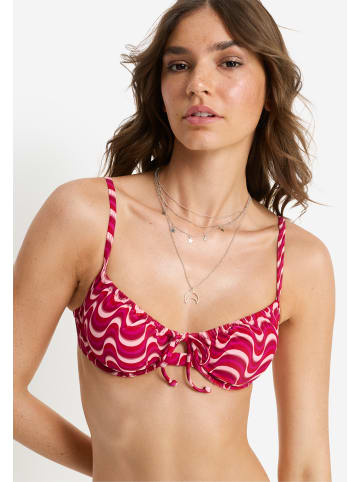 LSCN BY LASCANA Bügel-Bikini-Top in pink waves