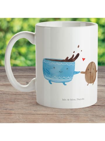 Mr. & Mrs. Panda Teebecher Kaffee Bohne ohne Spruch in Weiß