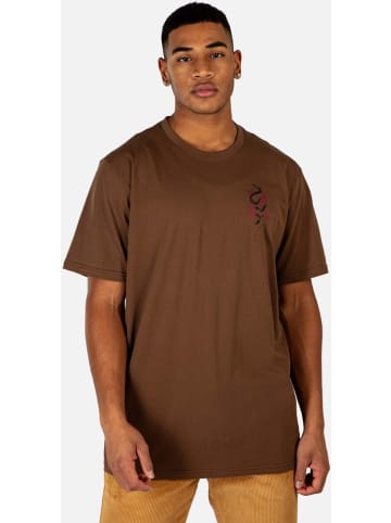 Reell T-Shirt "Serpent T-Shirt" in Braun