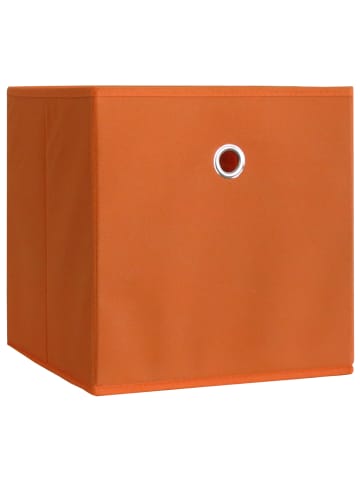 VCM  2er Set Faltbox Klappbox Aufbewahrungsbox Boxas in Orange