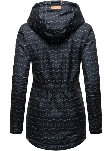 ragwear Winterjacke Zuzka Winter in Navy Zig Zag21