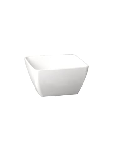 APS Schale FRIENDLY BOWL in Weiß - 12,5 x 12,5 cm, H: 6,5 cm            