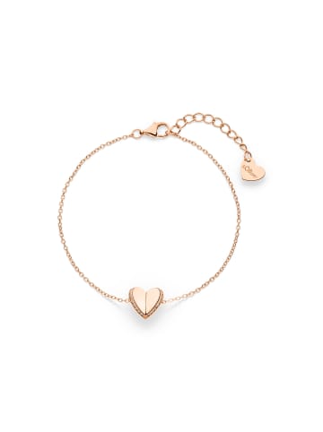 s.Oliver Armband Folded Heart in roségold