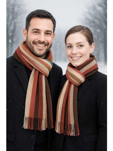 collezione alessandro Winterschal " Farbstreifen " in multi