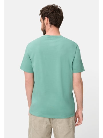 Camel Active fleXXXactive® T-Shirt mit Rundhalsausschnitt in Lagunengrün