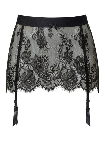 PETITE FLEUR GOLD Strapsgürtel in schwarz