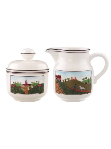 Villeroy & Boch 2er Set Milch & Zucker Set Design Naif in bunt