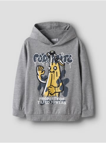 name it Hoodie in Grey Melange