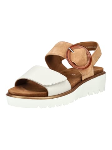 ara Sandalen in Weiß/Braun