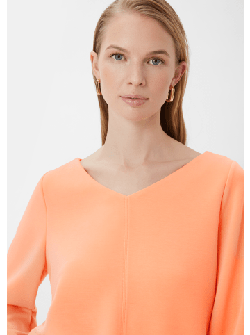 comma Sweatshirt langarm in Orange
