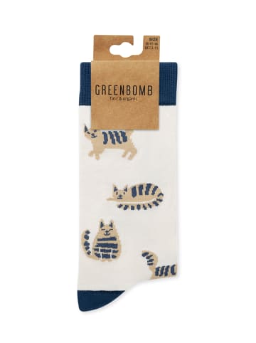 GreenBomb Socks Cats in Mix