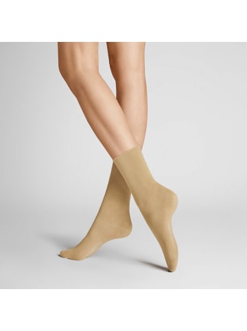 Hudson Socken Relax Fine Rollrand in Beige