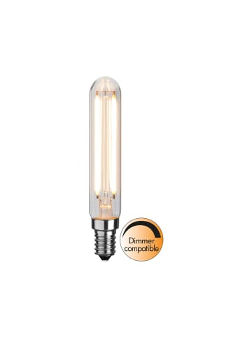 STAR Trading LED-Leuchtmittel E14 ,Clear', T20, dimmbar, 16W, 150lm, warmweiß