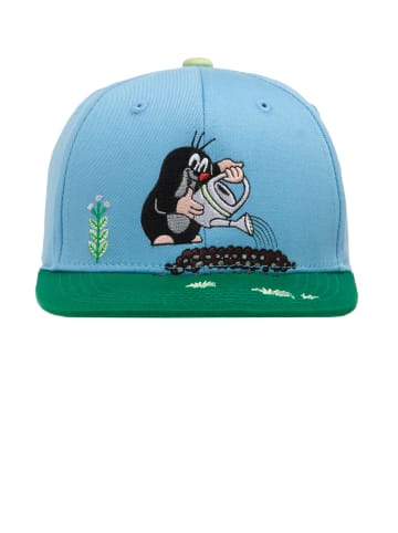 koaa Snapback Cap Der kleine Maulwurf - Gießkanne in hellblau-grün