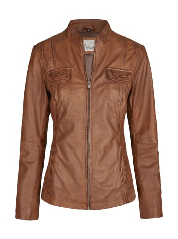 7eleven Lederjacke SEFELIDA in Cognac