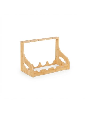 relaxdays Weinregal in Natur - (B)44,5 x (H)30 x (T)23,5 cm