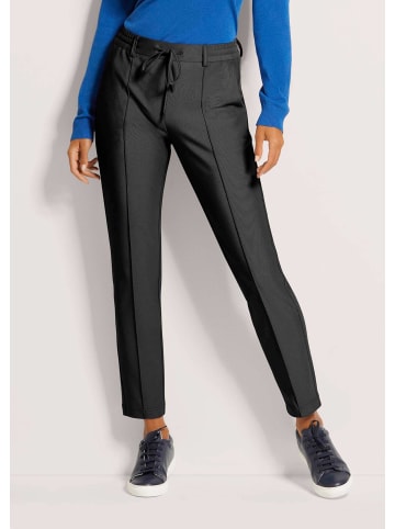 MADELEINE Stretchhose mit Tunnelzug in schwarz