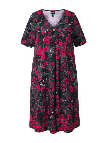 Ulla Popken Jerseykleid in graphitgrau