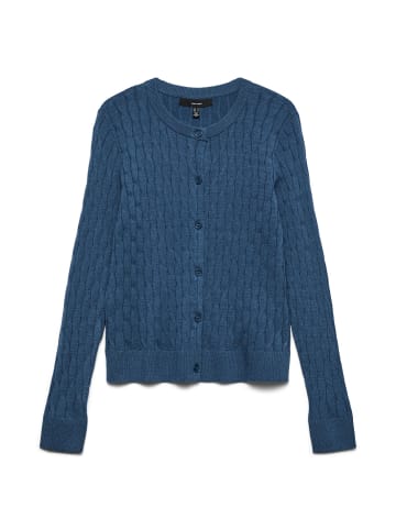 Vero Moda Strickjacke in Dark Denim