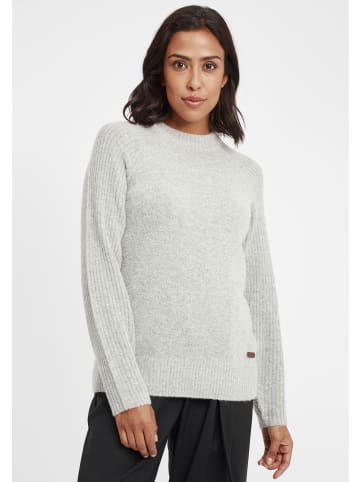 Oxmo Strickpullover OXGianna in Grau