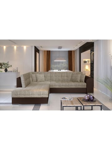 MF Design Piri Recamiere Links in Beige -  (L) 260 x (B) 260 x (H) 78 cm