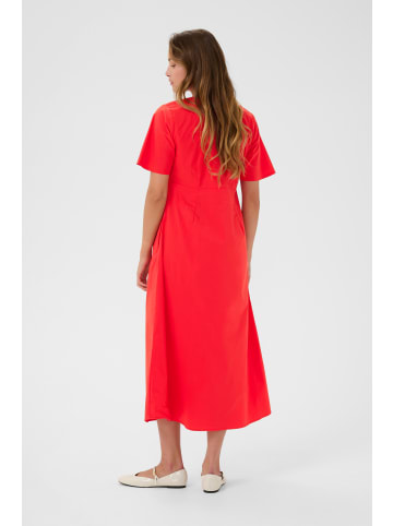 CULTURE Kleid CUberri Fitted in Fiery Red