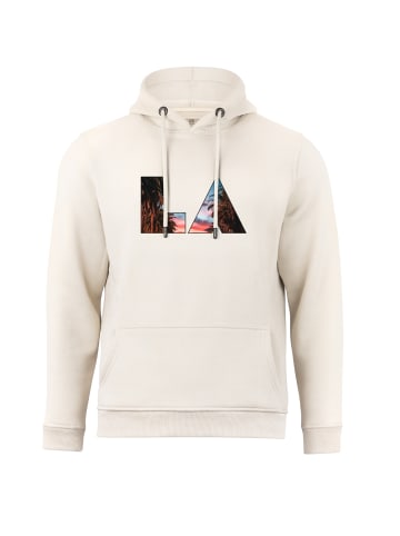 Cotton Prime® Skyline Hoodie "Los Angeles" - Weltenbummler Kollektion in Sand