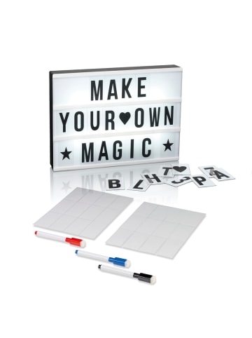 EASYmaxx EASYmaxx LED-Leuchtkasten A4 mit 173 Buchstaben, Zahlen & Symbolen inkl. Schreib