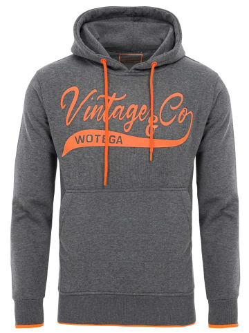 WOTEGA Kapuzenpullover WT Star in Dunkelgrau