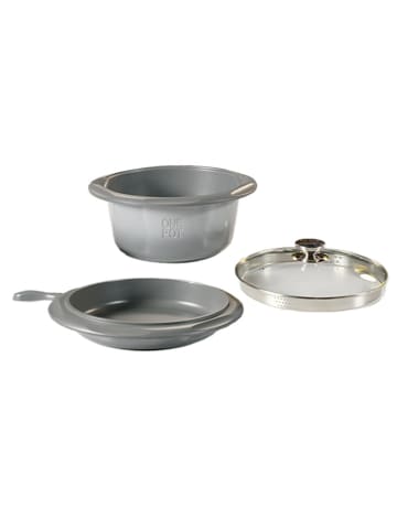 Livington 4-in-1 Multifunktionstopf WonderPot in Grau