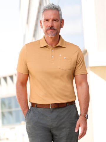 WITT WEIDEN Kurzarmshirt in ocker-meliert