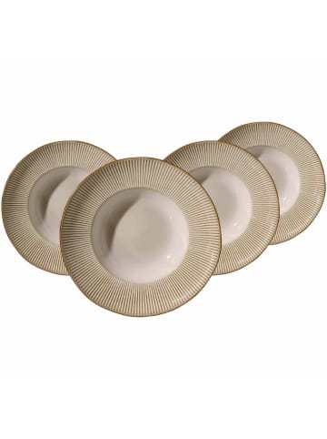 Ritzenhoff & Breker 4er Set Pastateller Nerano in Beige ø 30,5 cm in beige