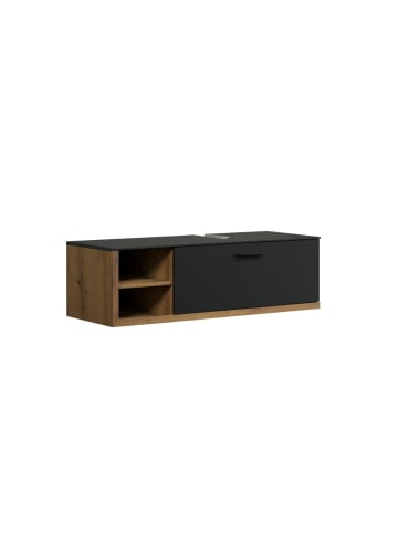 ebuy24 Waschbeckenunterschrank Synnax Antrazit 120 x 45 cm