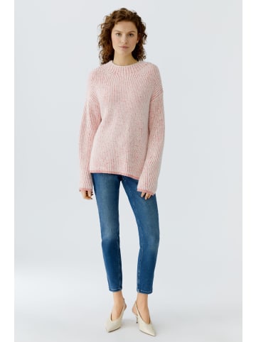 Oui Pullover in rose white