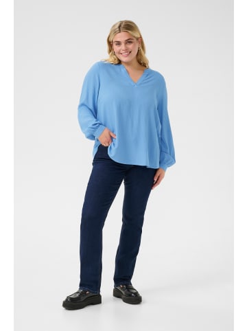 KAFFE curve Langarm-Bluse KCmolly in Ebb and Flow