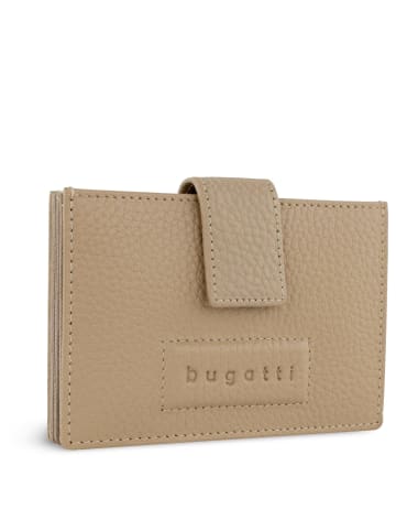 Bugatti Elsa - Kreditkartenetui 5cc 10.5 cm RFID (schwarz) in sand