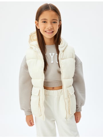 KOTON Weste Anorak in Ekru