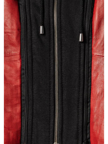 CBL Damen Lederjacke in rot