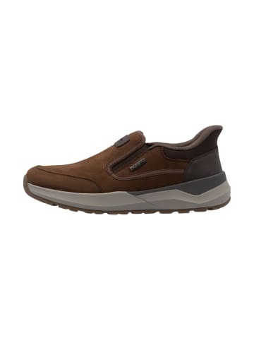 rieker Niedrige Sneakers aus Burlington-Leder Braun