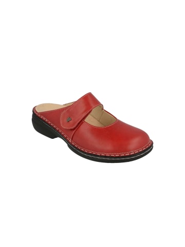 Finn Comfort Clog Stanford  Leder in red