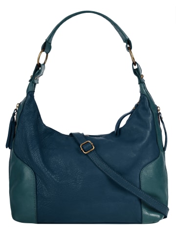 Samantha Look Shopper echt Leder in blau