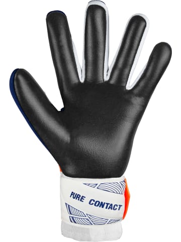 Reusch Torwarthandschuh Pure Contact Silver in 4848 premi blu/electr oran/blc