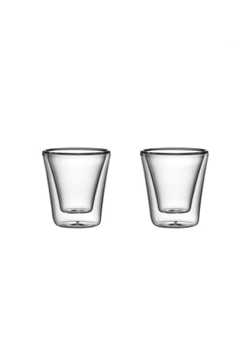 Tescoma Doppelwandiges Trinkglas myDRINK 70ml, 2 Stück in transparent