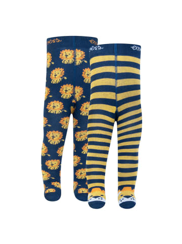 ewers 2er-Set Strumpfhose 2er Pack Löwe in marine